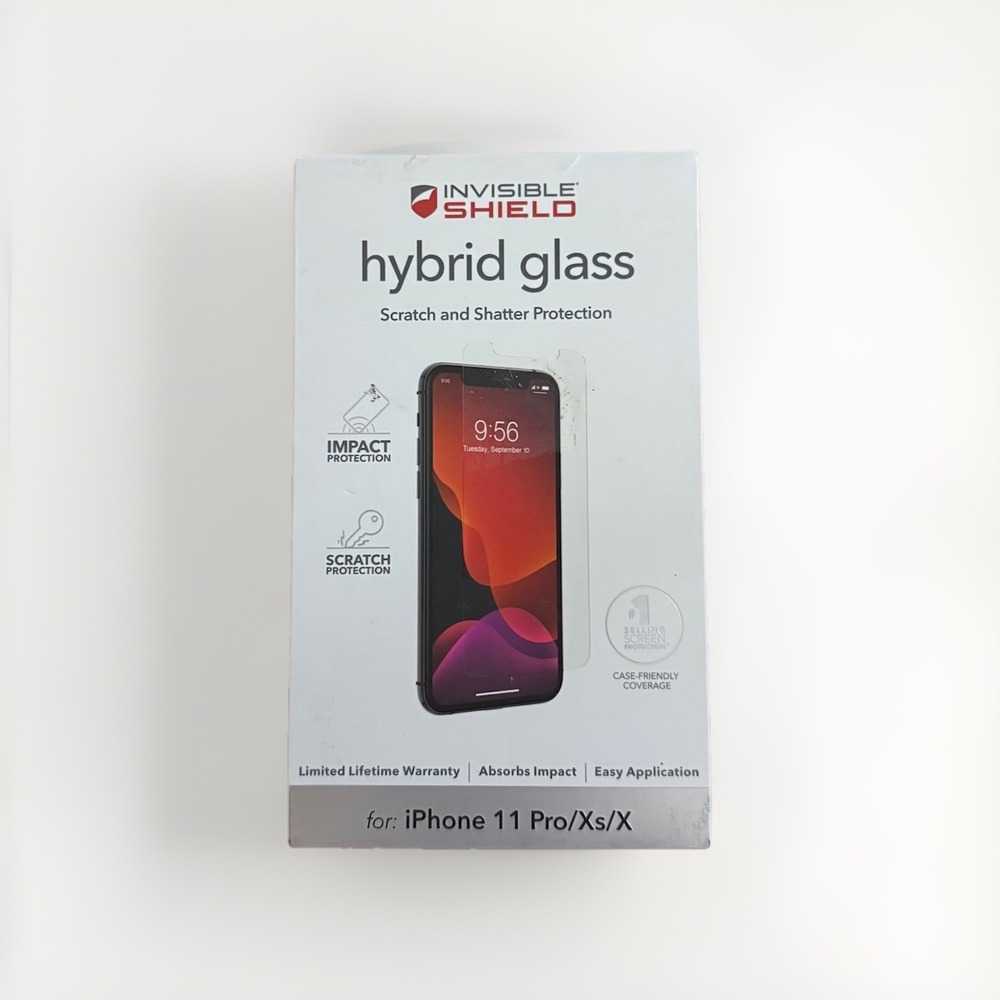 ZAGG InvisibleShield Hybrid Glass Screen Protector For iPhone 11 Pro/Xs/X